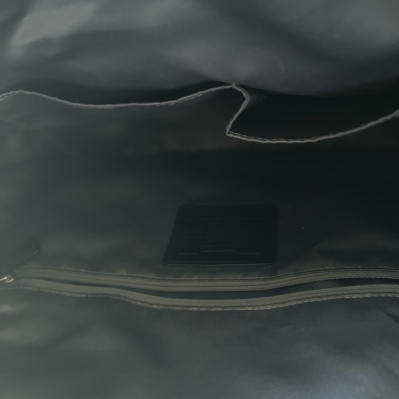 COACH Signature fabric and leather satchel - Picture 5 of 8